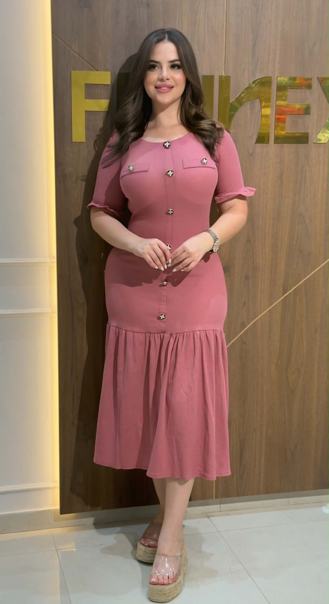 robe plusieurs buttons