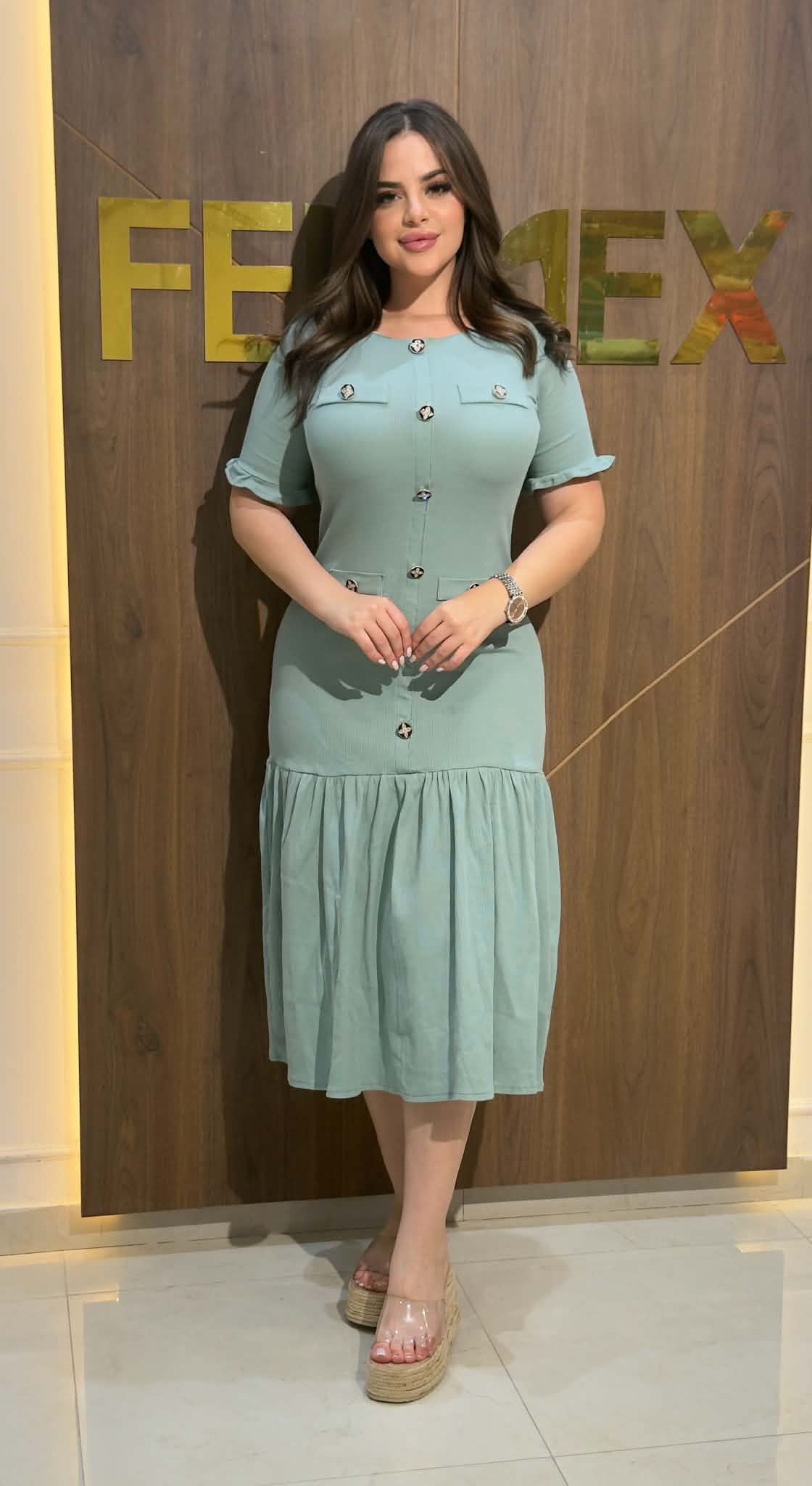 robe plusieurs buttons