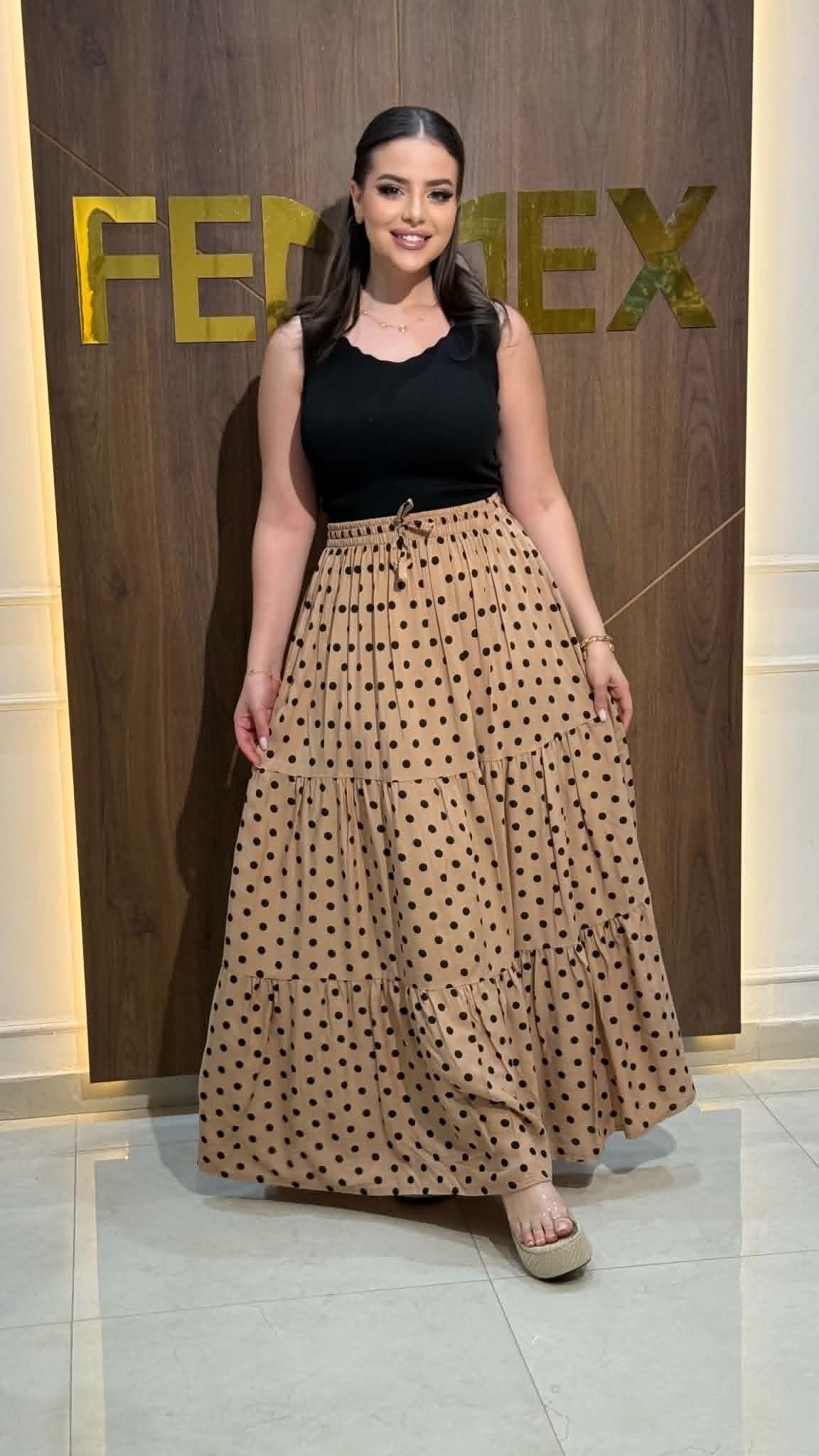 Jupe polka