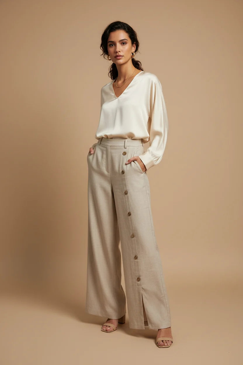 pantalon button