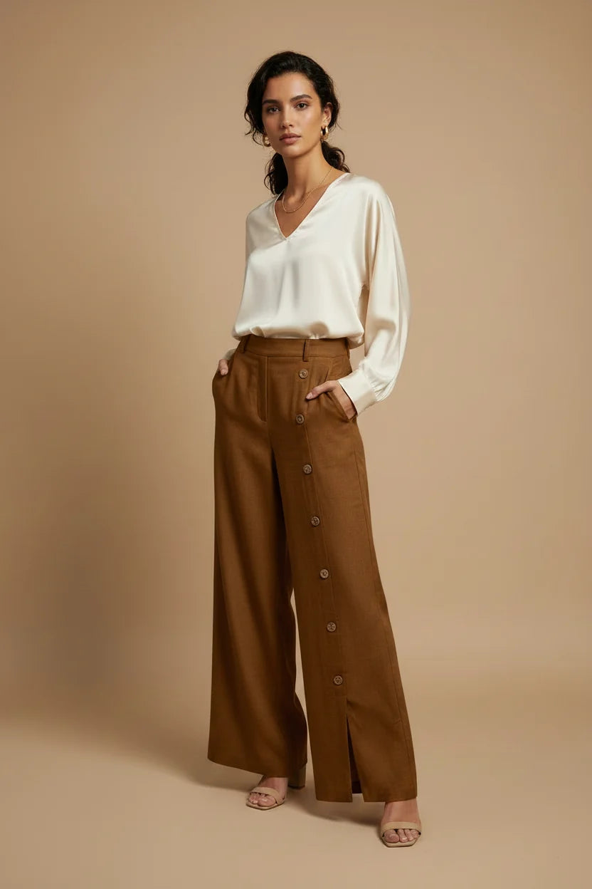 pantalon button