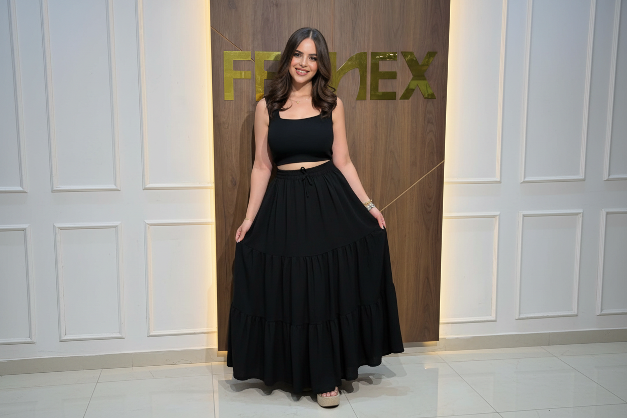 jupe maxi simple